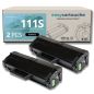 Pack de 2 toners compatibles SAMSUNG 111S noir